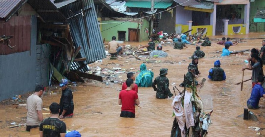 Banjir di Kota Ambon.